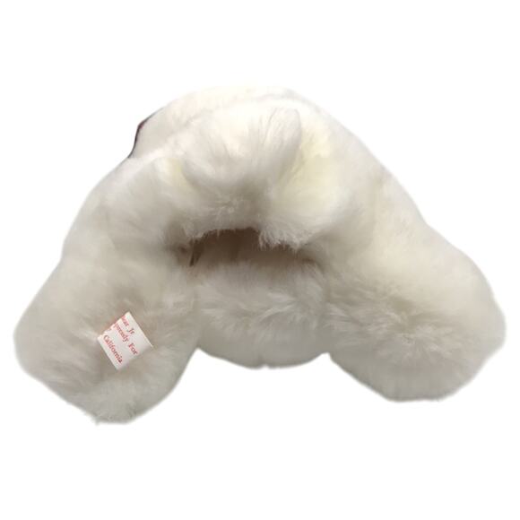 Vintage Jingle Bell Jr Hand Puppet Plush 12'' Christmas White Cap Vest Broadway - Picture 8 of 11